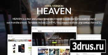ThemeForest - Heaven - Multi Purpose Site Template - RIP