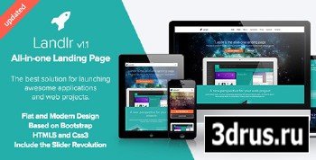 ThemeForest - Landlr - The All-in-One Landing Page - Bootstrap - RIP