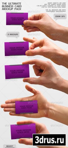 The Ultimate Business Card Mockup Pack