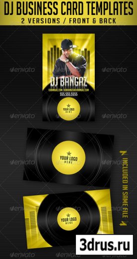 DJ Business Card Templates