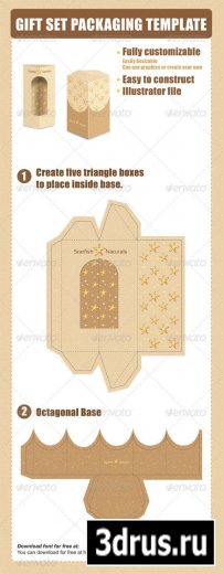 Gift Set Packaging Template
