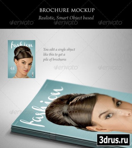 Brochure or Magazine Mockup