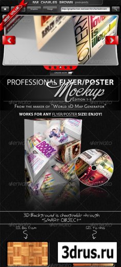 Flyer & Poster Mockup Bundle 1-3