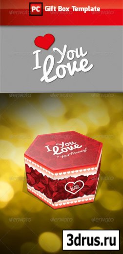 LOVE Gift Box Template