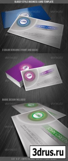 Glossy Style Business Card
