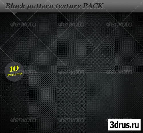 Black pattern background texture