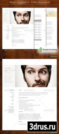 Simply Premium 4 – Resume, Letterhead, Invoice