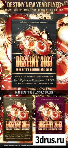 Destiny New Year Flyer